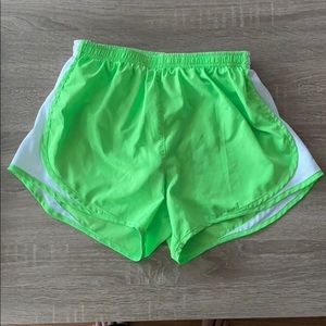 Jockey Neon Green Workout Shorts